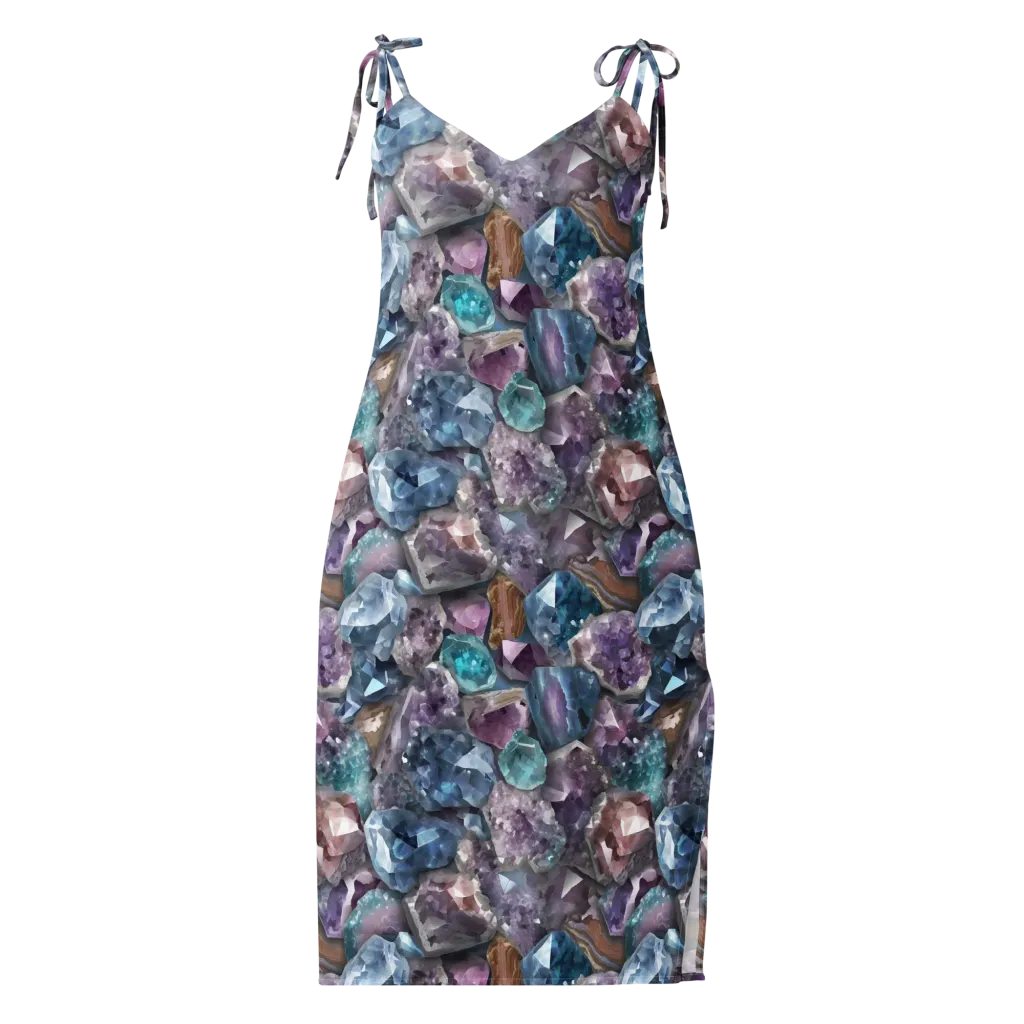 Amethyst Tide on Slip Dress — Front