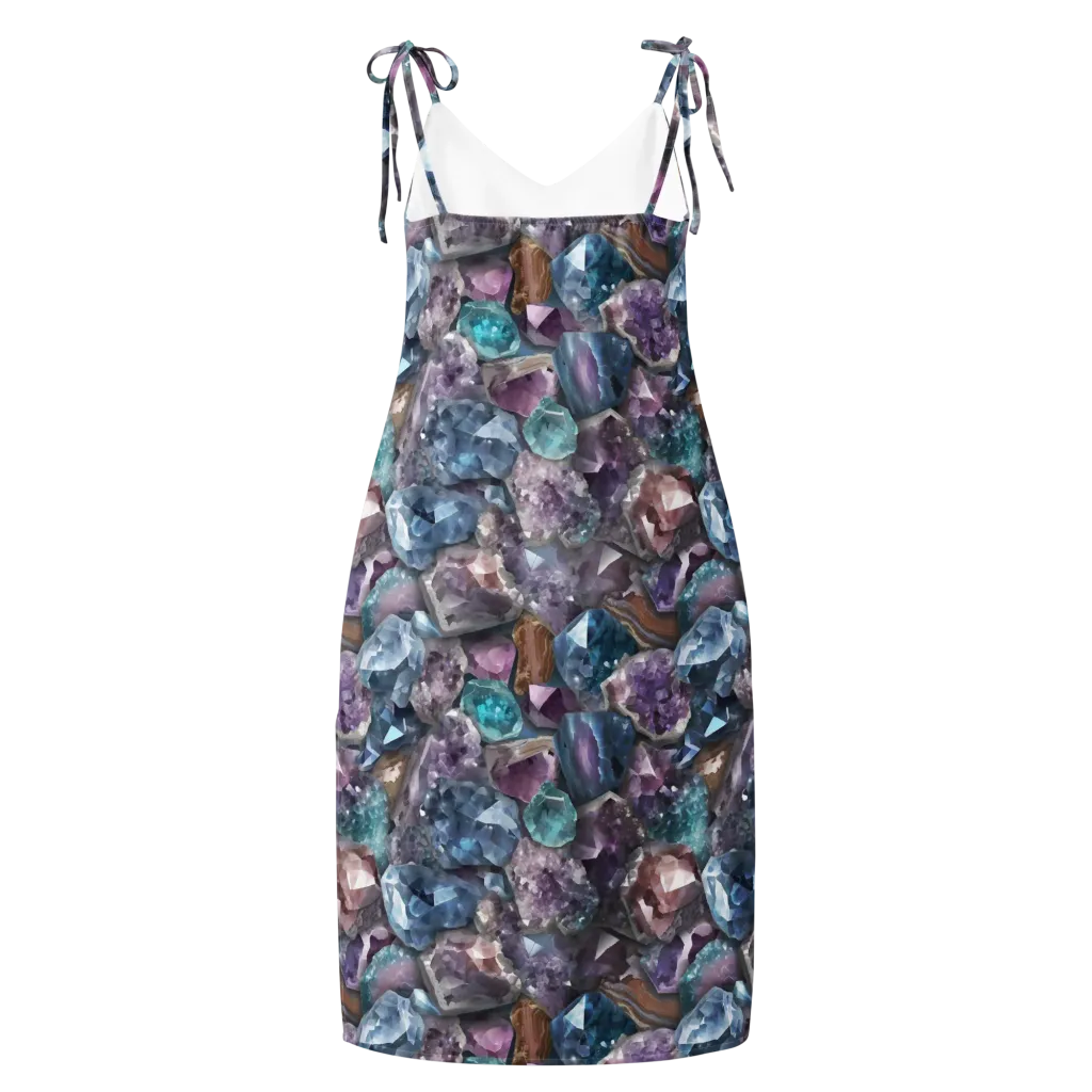 Amethyst Tide on Slip Dress — Back