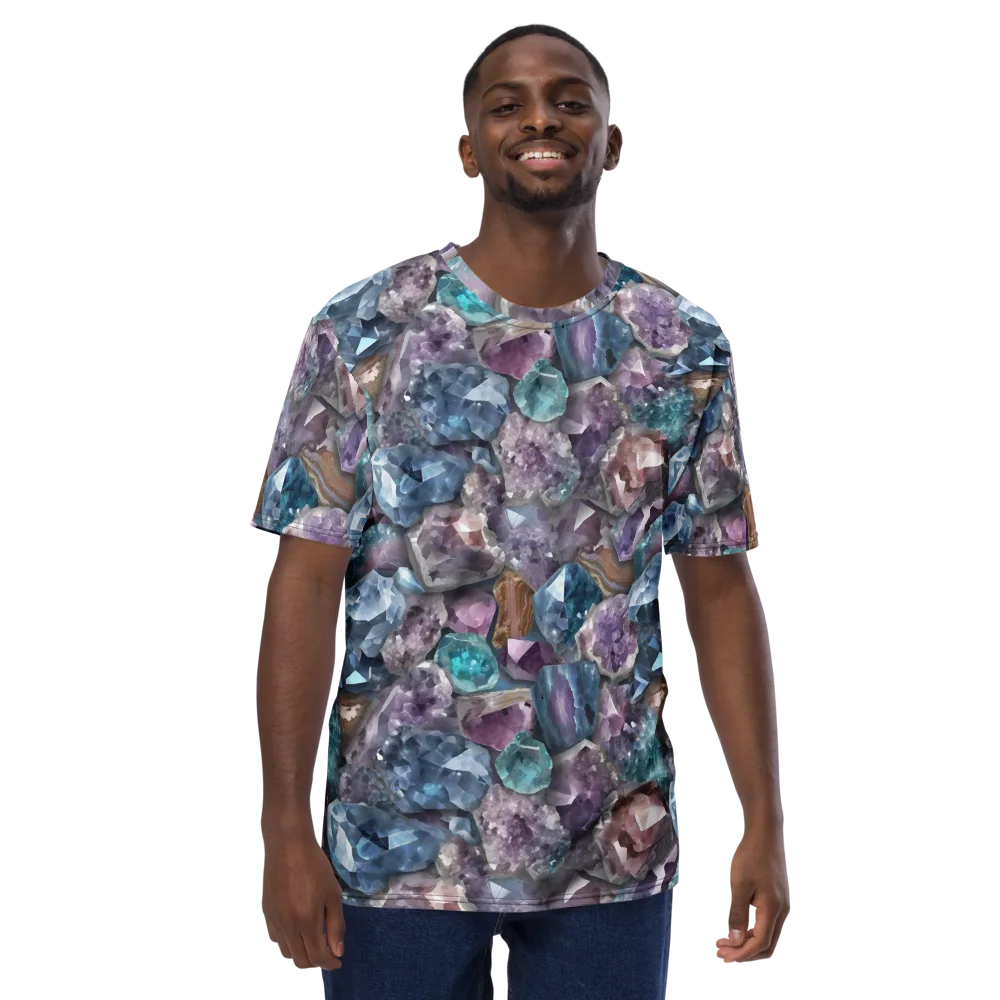 Amethyst Tide on Men's Crew Neck T-Shirt — Front