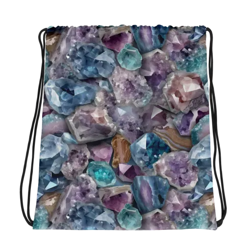 Amethyst Tide on a Drawstring Bag