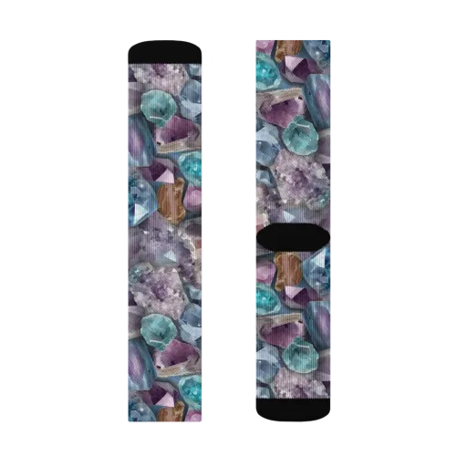 Amethyst Tide on a Socks