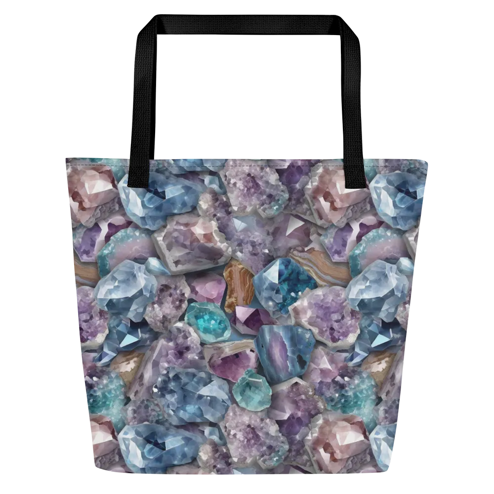 Amethyst Tide on Large Tote Bag W/ Pocket — Front