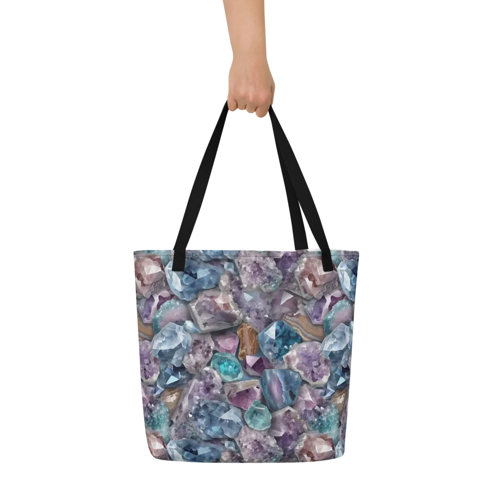 Amethyst Tide on Large Tote Bag W/ Pocket — Front