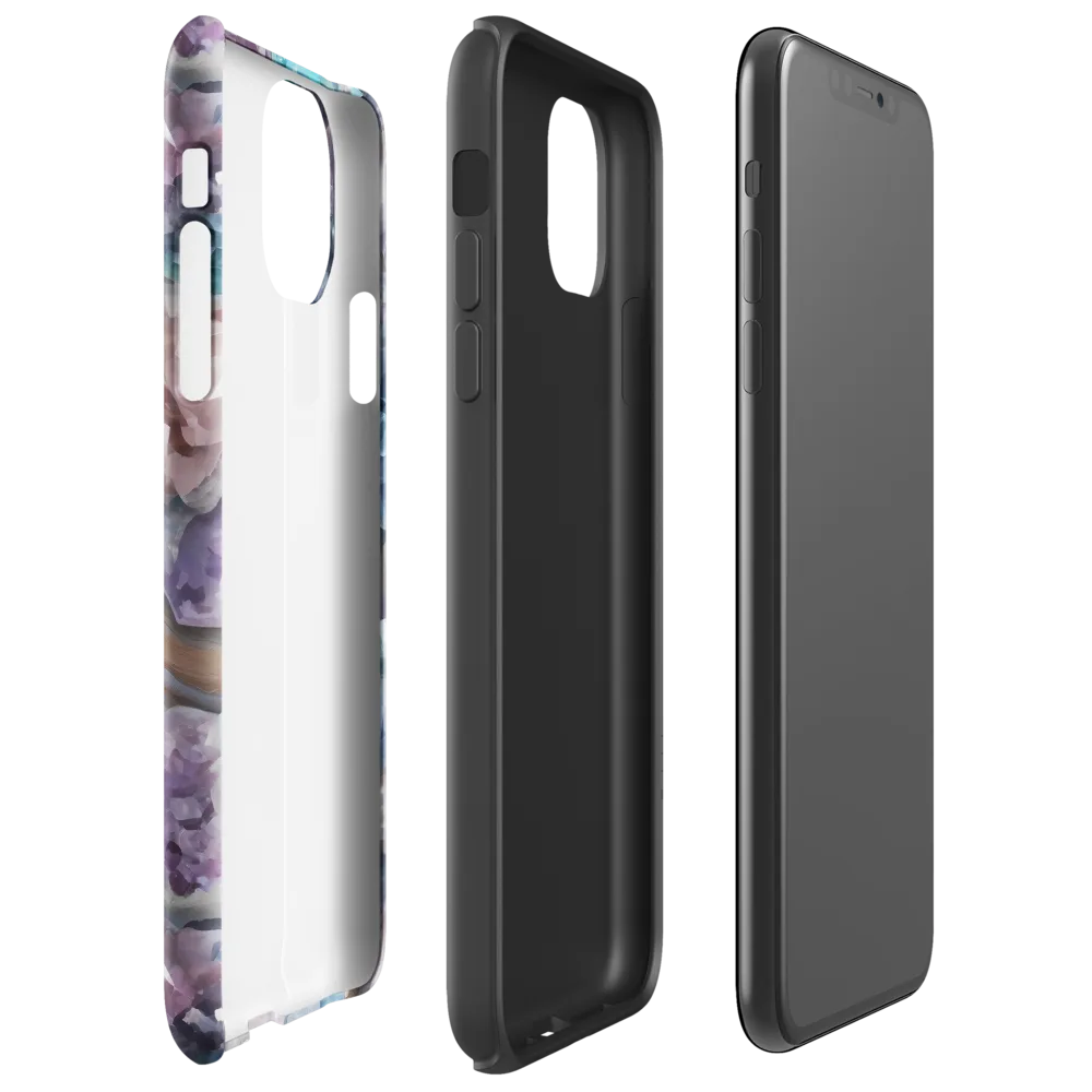 Amethyst Tide on Tough Case for iPhone® — Right