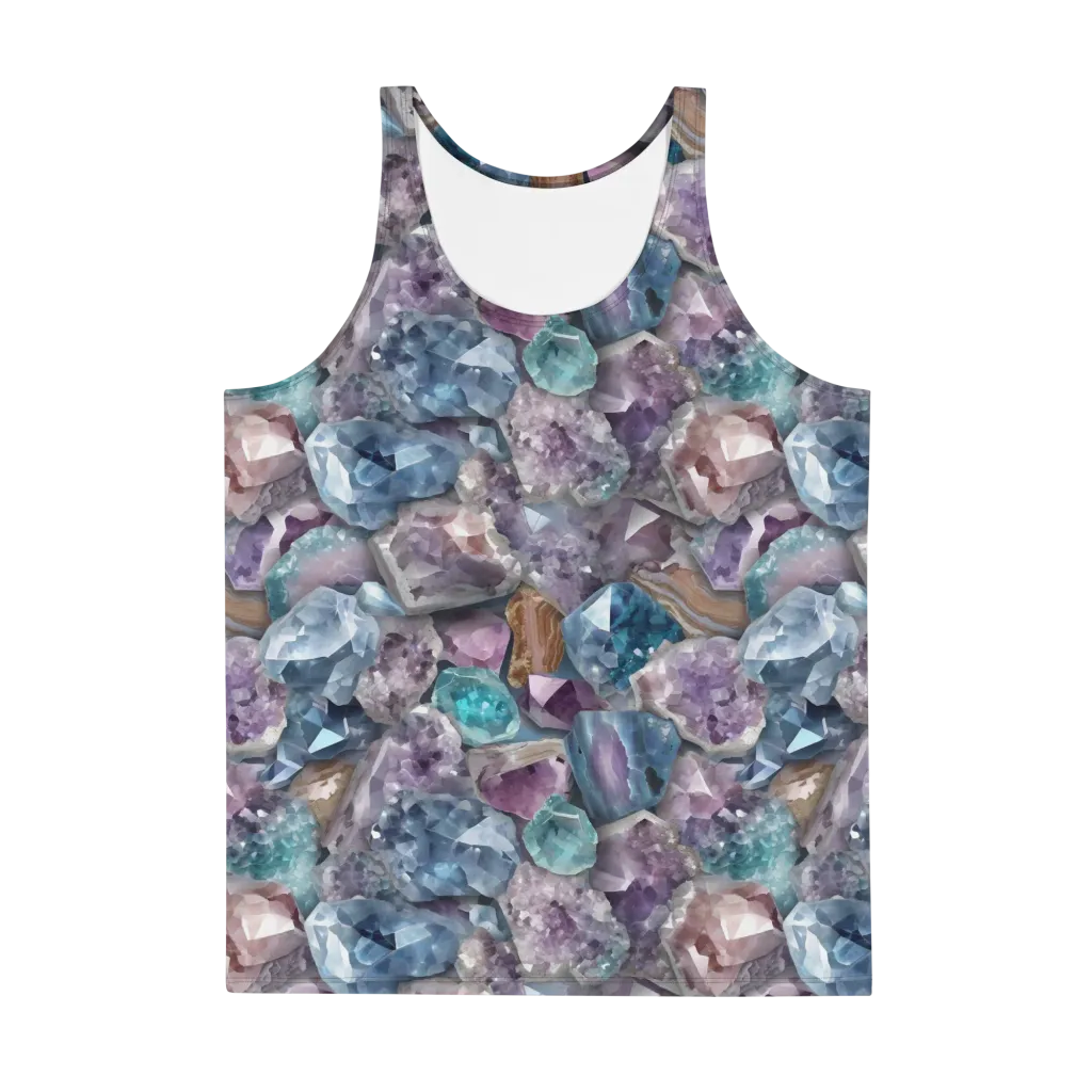 Amethyst Tide on Men's Tank Top — Front