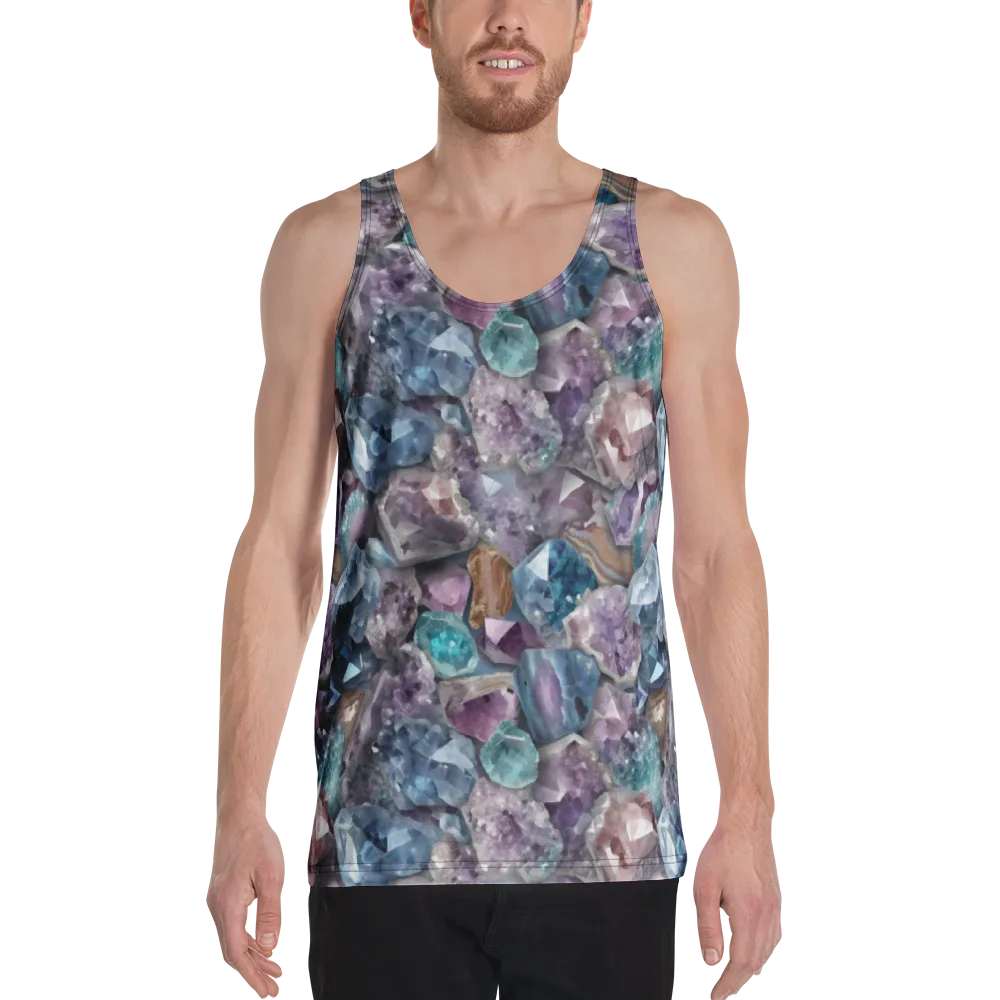 Amethyst Tide on Men's Tank Top — Front