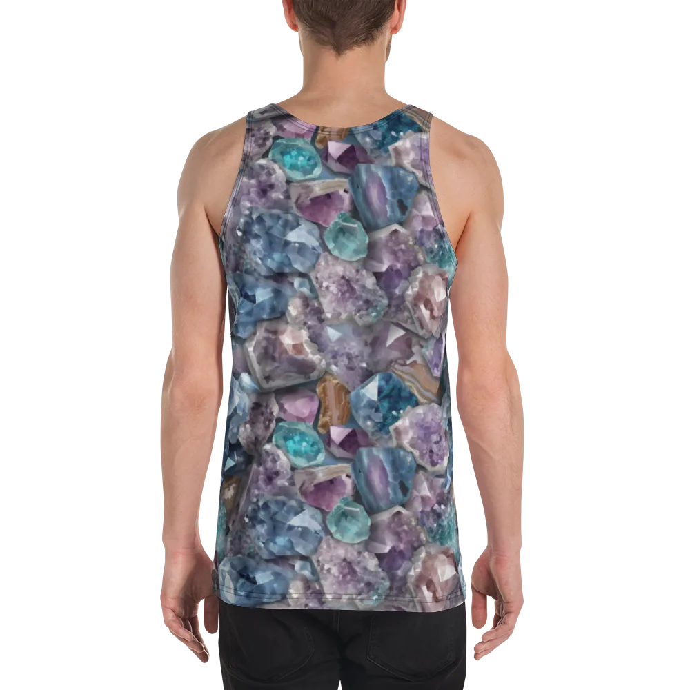 Amethyst Tide on Men's Tank Top — Back
