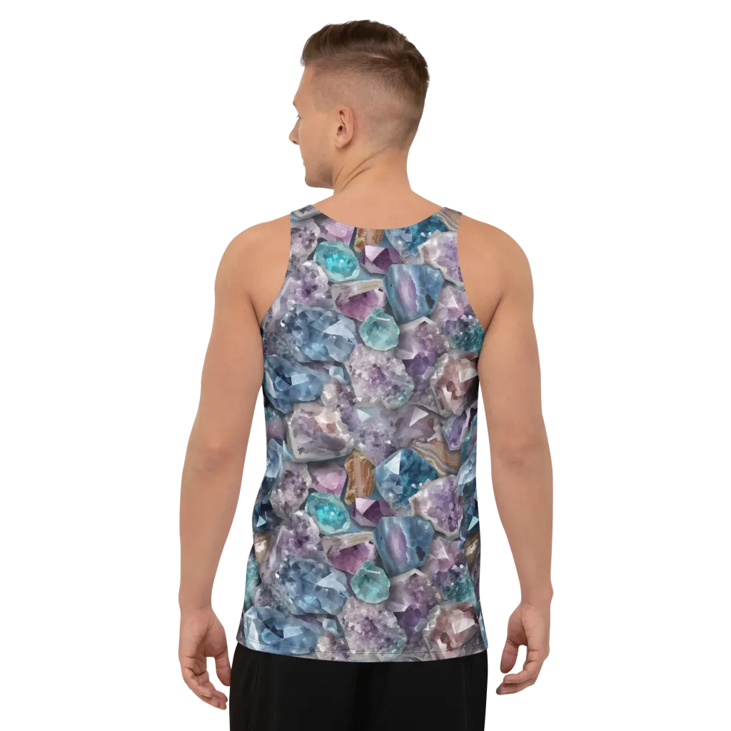 Amethyst Tide on Men's Tank Top — Back