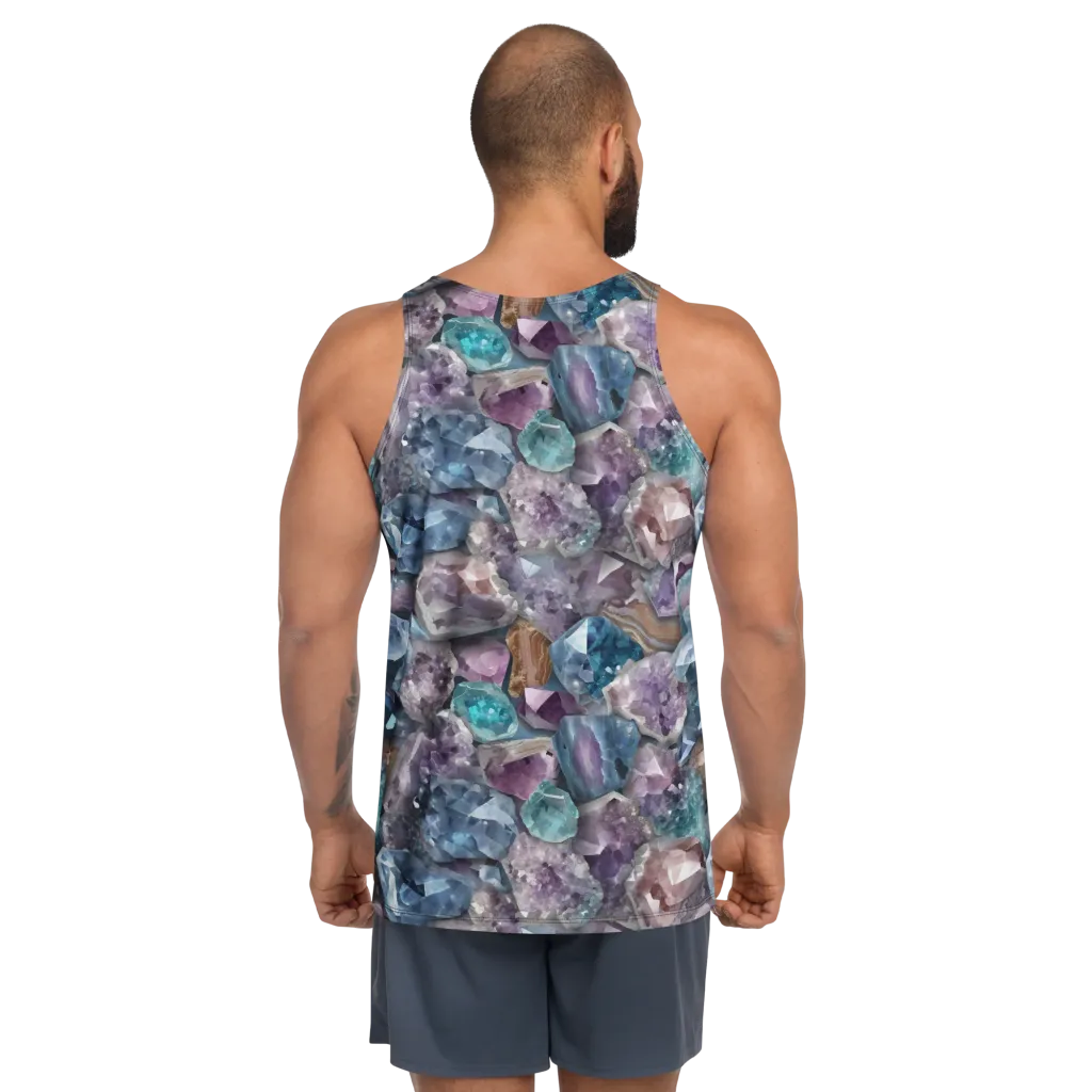 Amethyst Tide on Men's Tank Top — Back