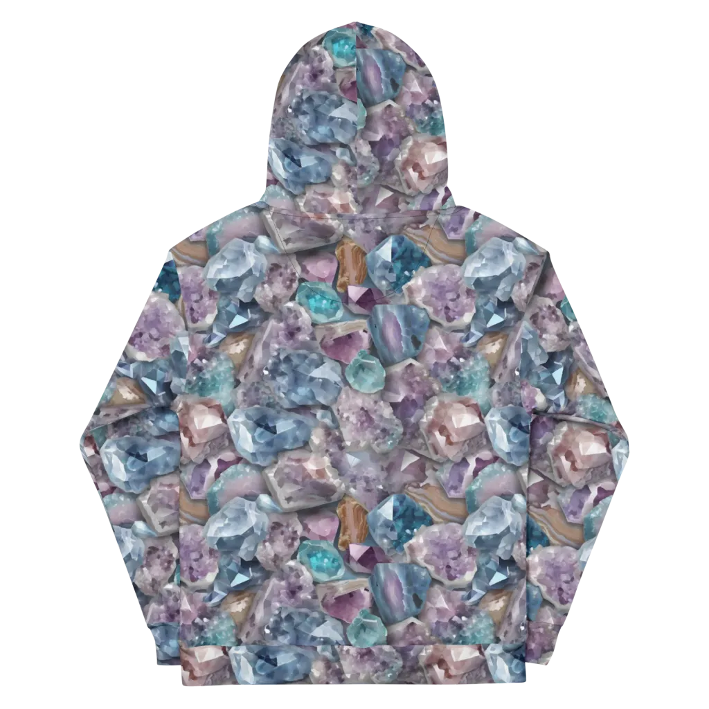 Amethyst Tide on Cotton Hoodie — Back