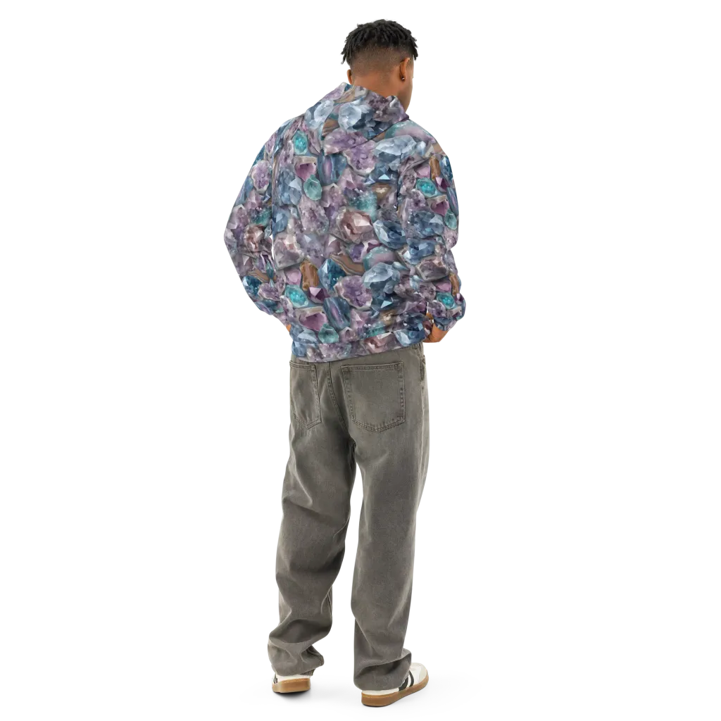 Amethyst Tide on Cotton Hoodie — Back