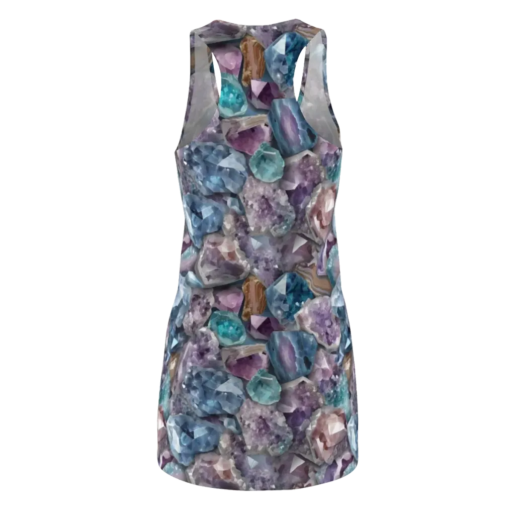 Amethyst Tide on Racerback Dress — Back