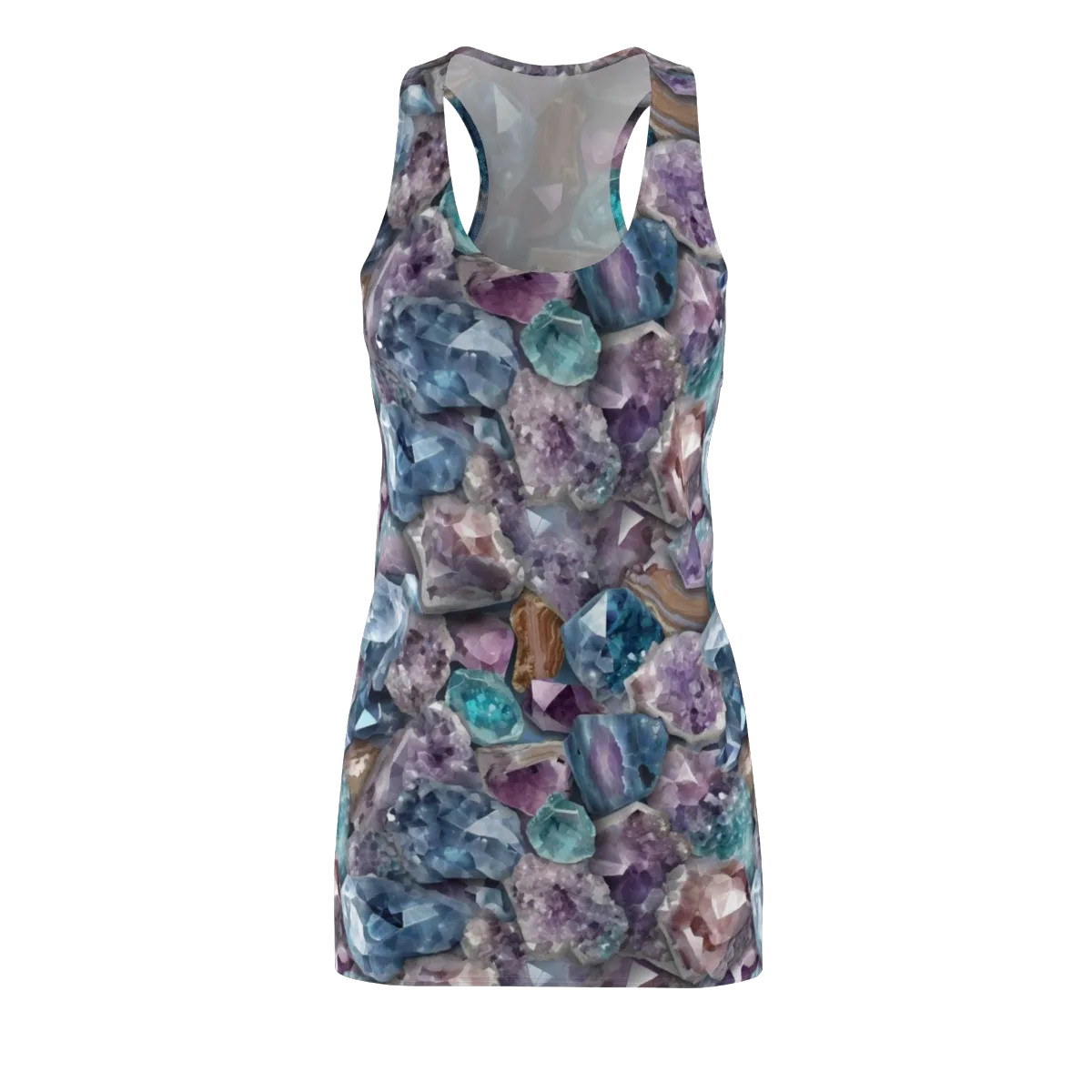 Amethyst Tide on Racerback Dress — Front