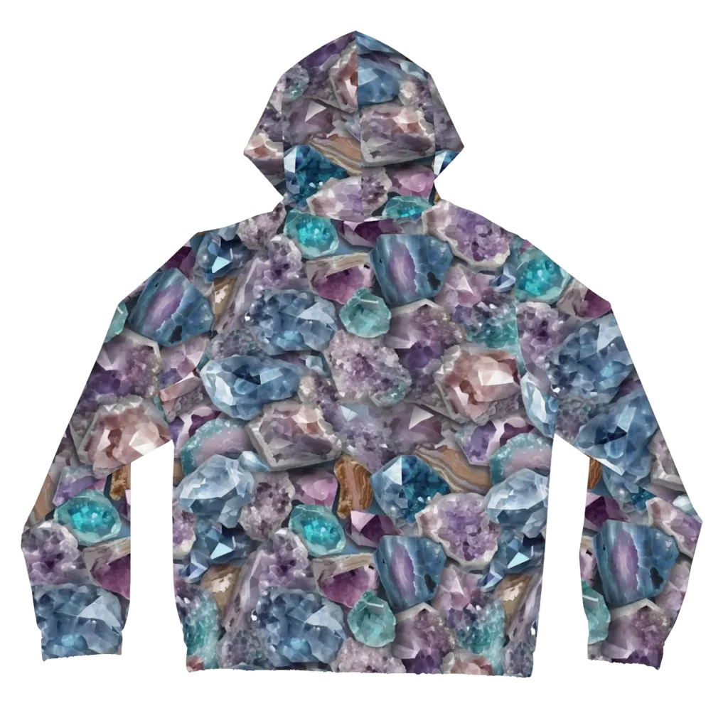 Amethyst Tide on Women's Full-Zip Hoodie — Back