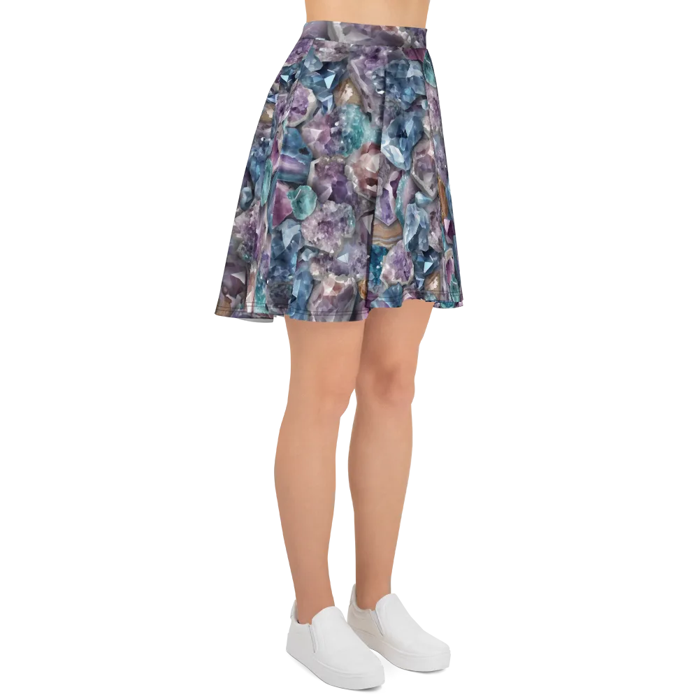 Amethyst Tide on Skater Skirt — Right