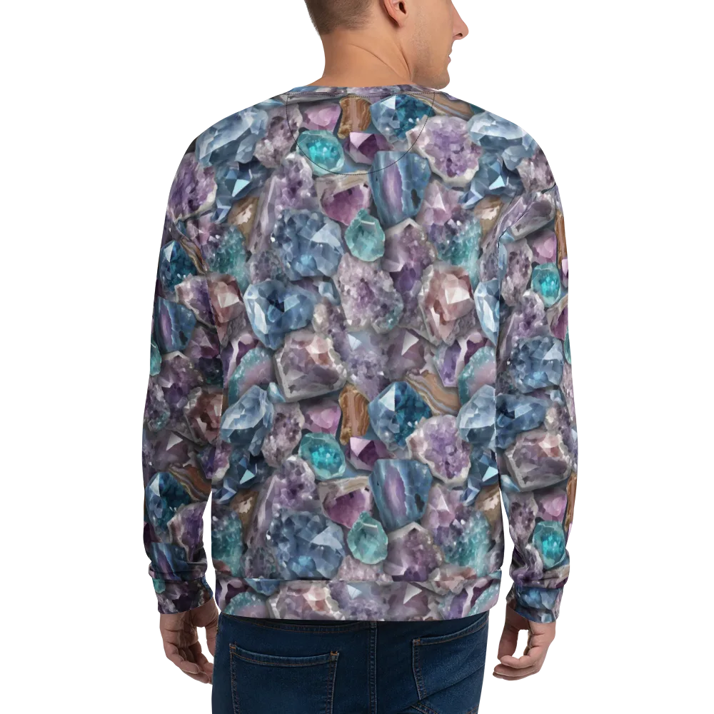 Amethyst Tide on Sweatshirt — Back