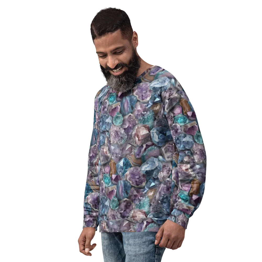 Amethyst Tide on Sweatshirt — Left Front