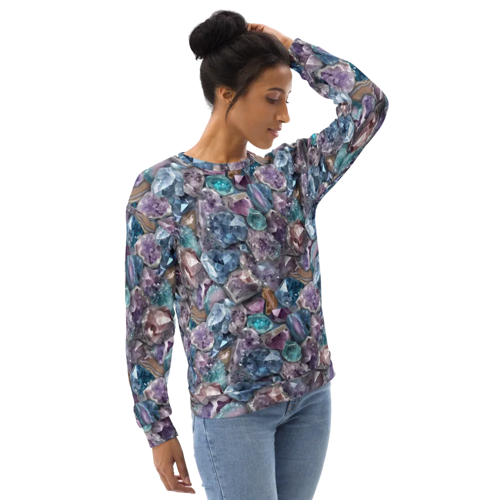 Amethyst Tide on Sweatshirt — Right Front