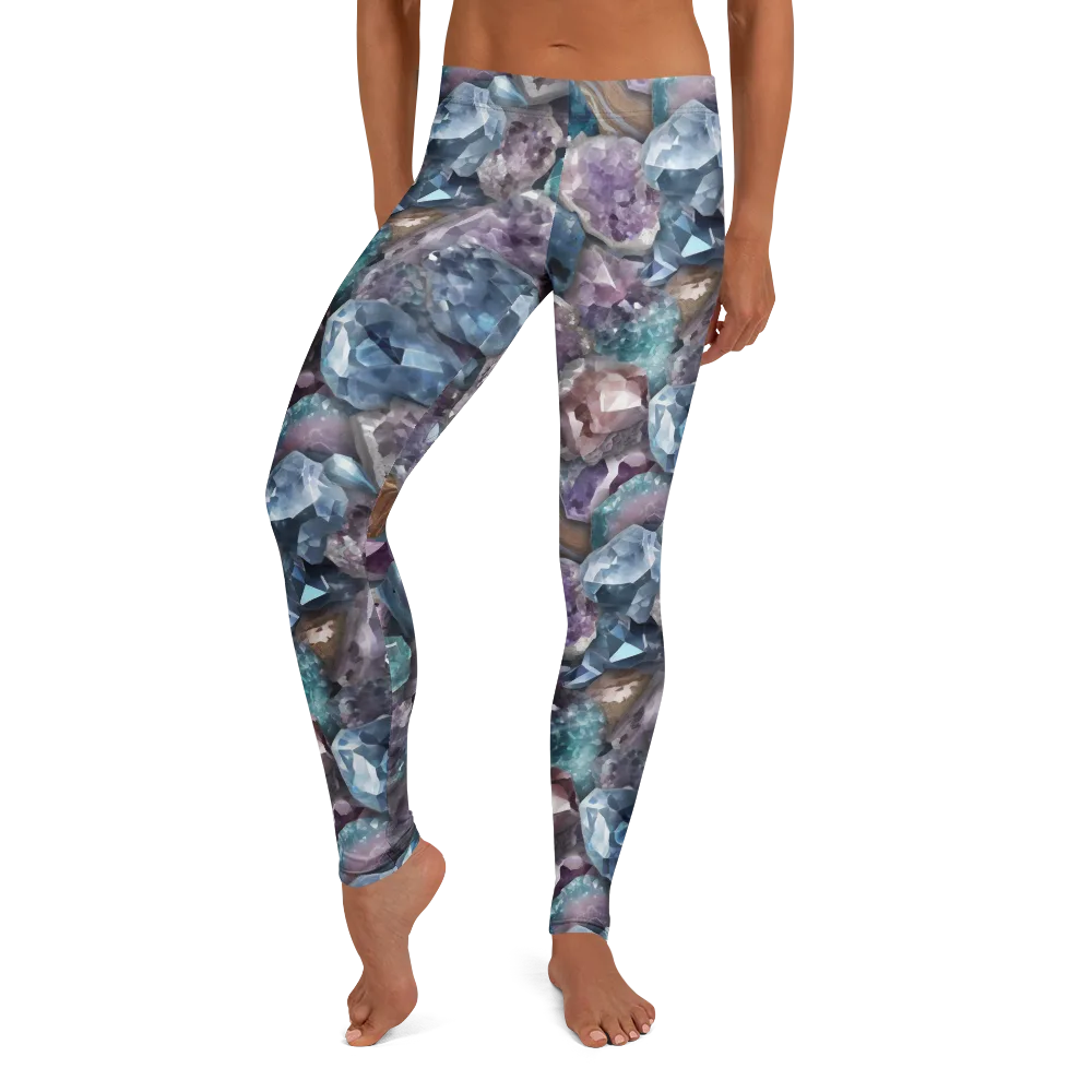 Amethyst Tide on Leggings — Front