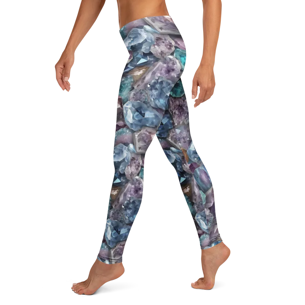 Amethyst Tide on Leggings — Left