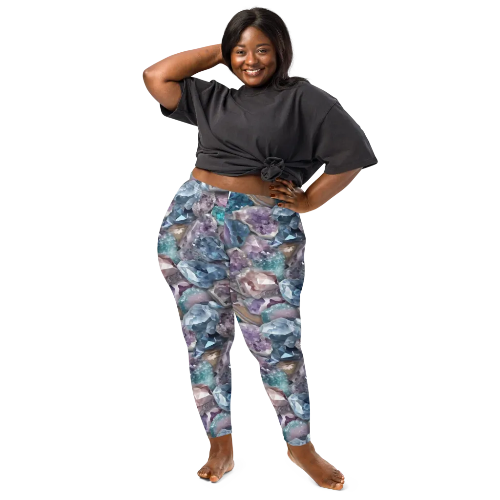 Amethyst Tide on Leggings — Front
