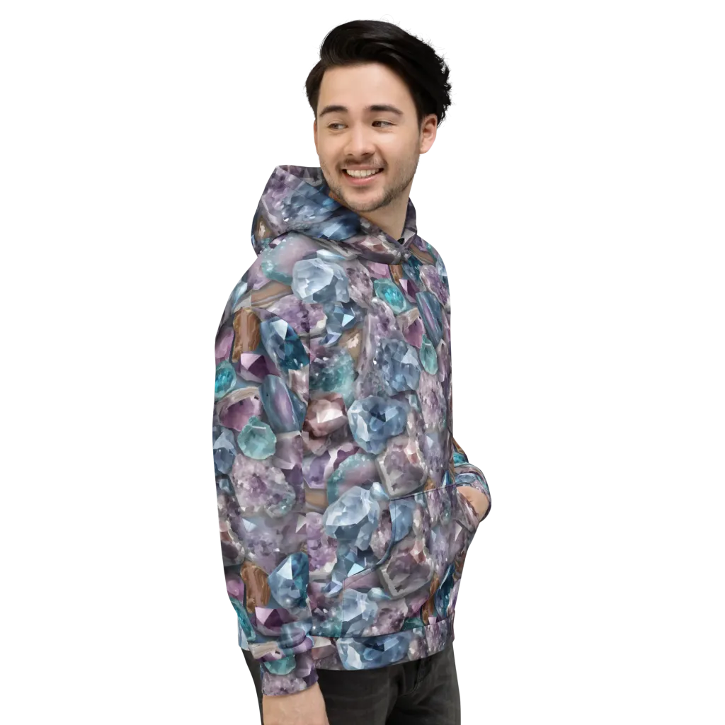 Amethyst Tide on Hoodie — Right