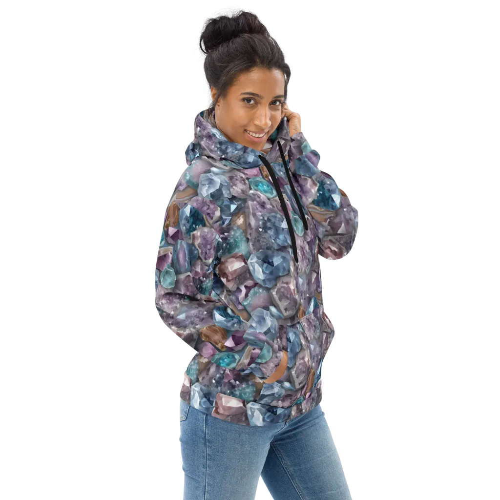 Amethyst Tide on Hoodie — Right
