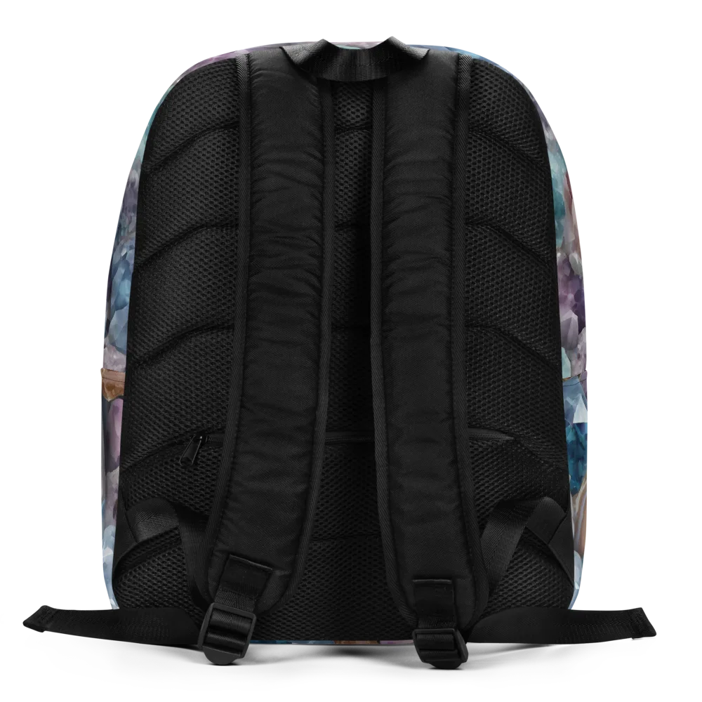 Amethyst Tide on Minimalist Backpack — Back