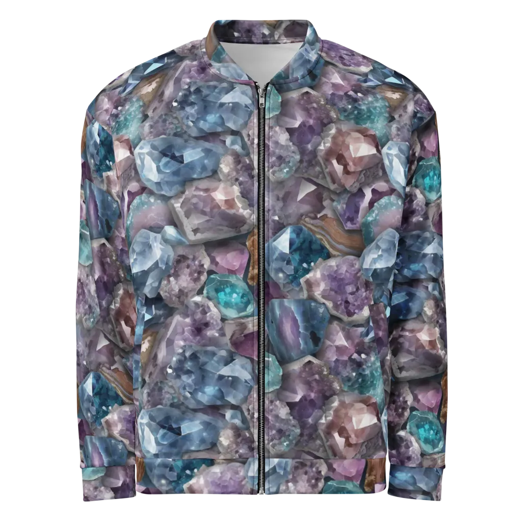 Amethyst Tide on Bomber Jacket — Front