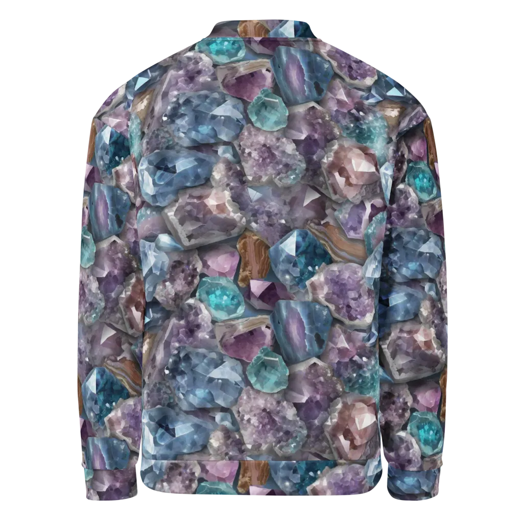 Amethyst Tide on Bomber Jacket — Back