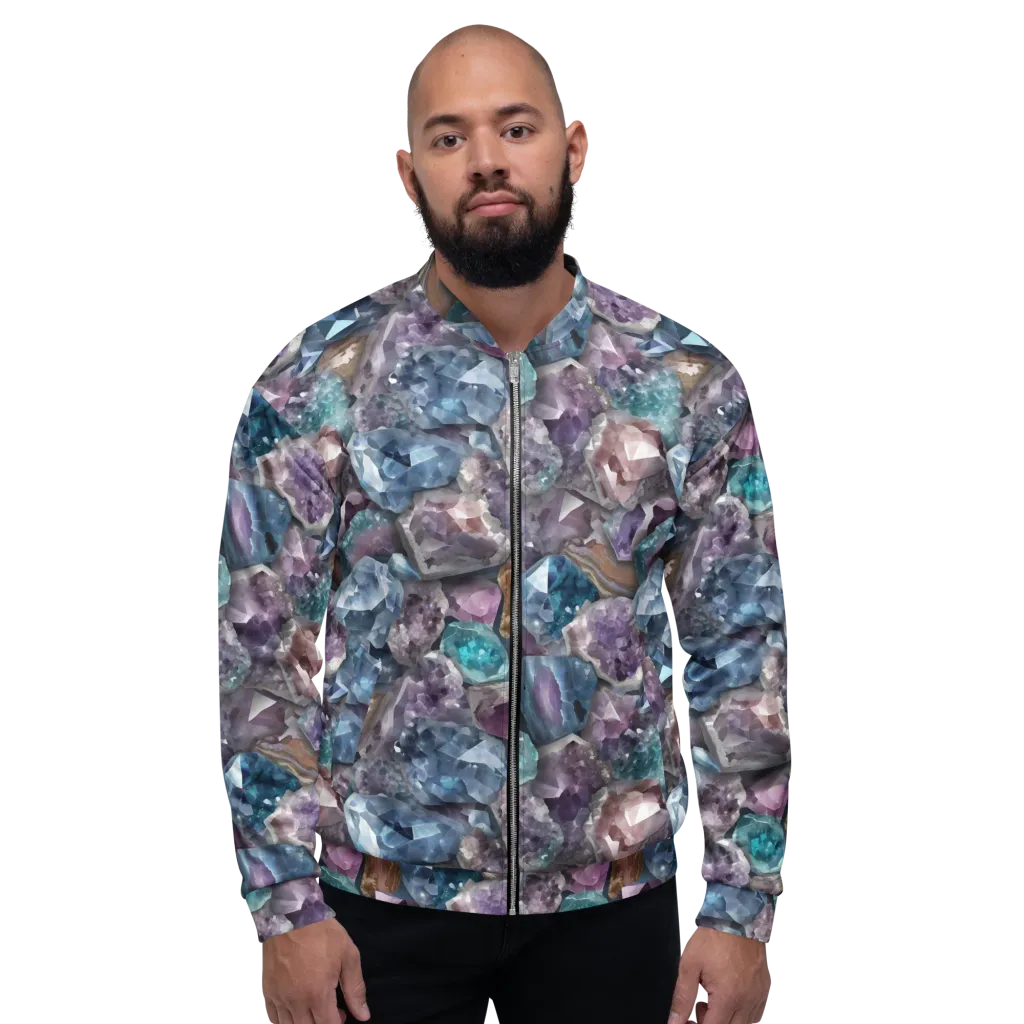 Amethyst Tide on Bomber Jacket — Front