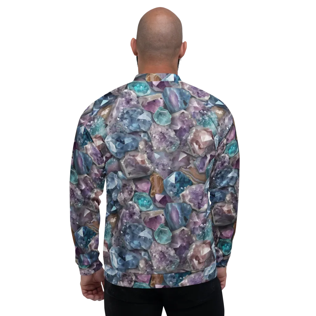 Amethyst Tide on Bomber Jacket — Back