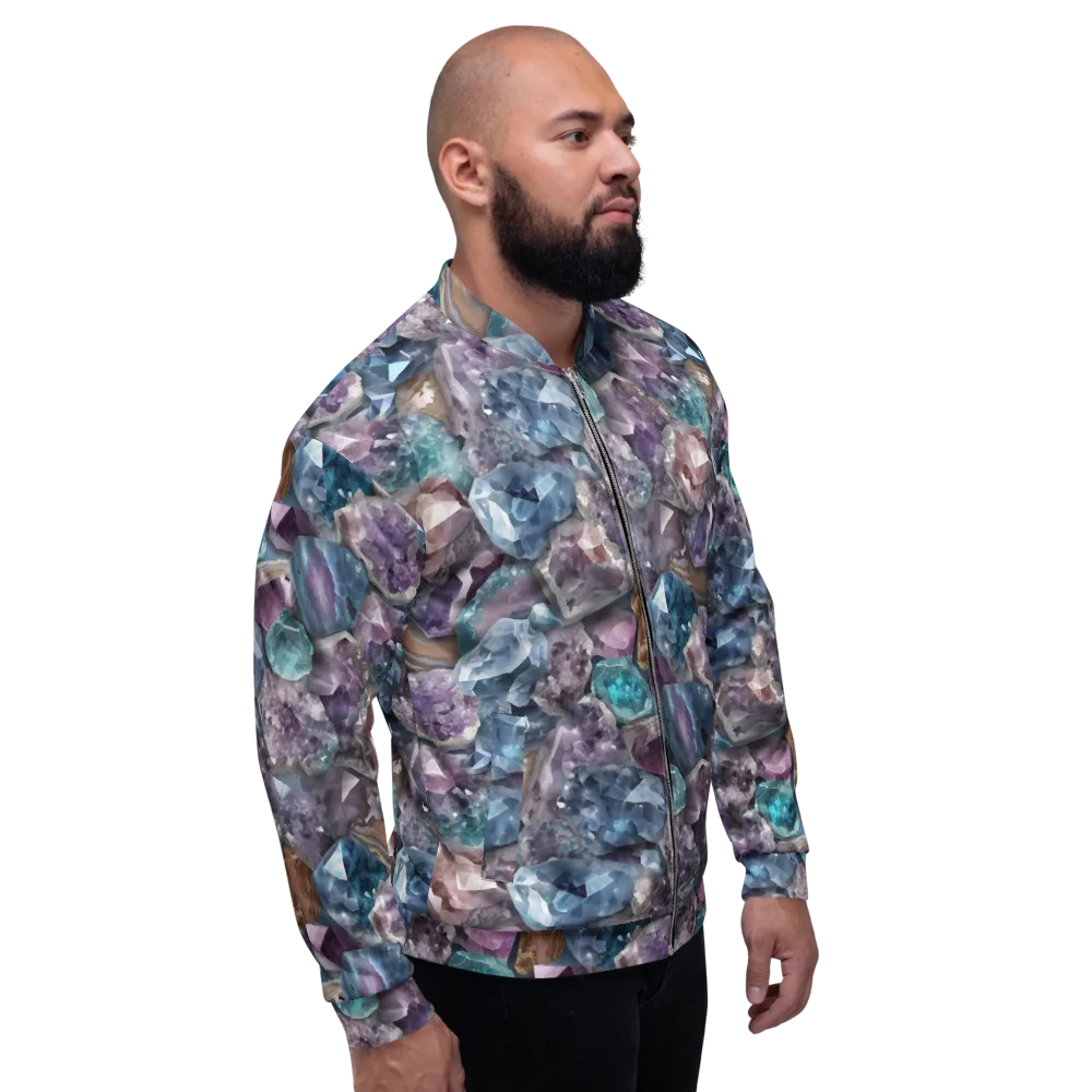 Amethyst Tide on Bomber Jacket — Right