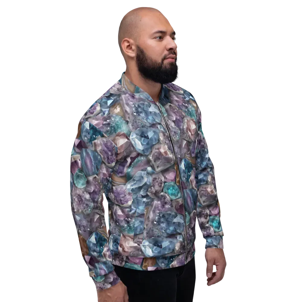 Amethyst Tide on Bomber Jacket — Right