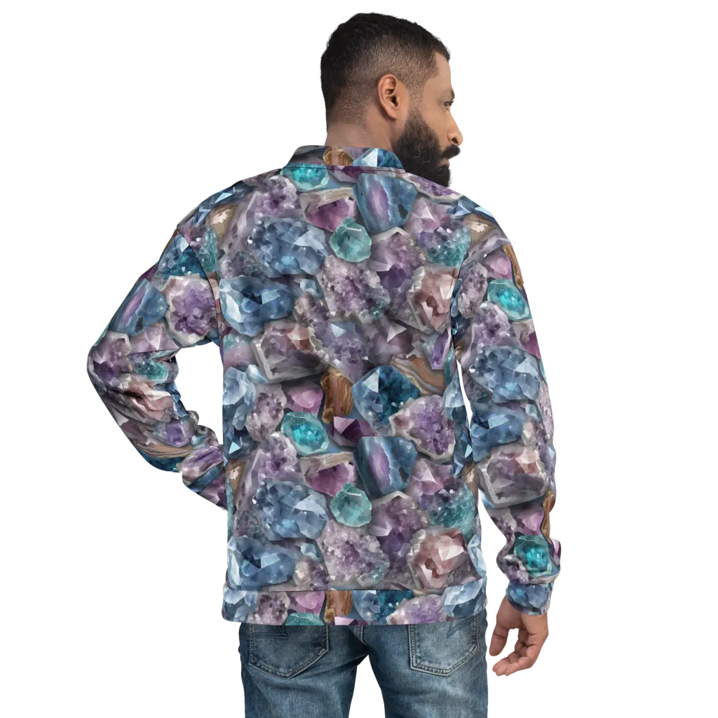 Amethyst Tide on Bomber Jacket — Back