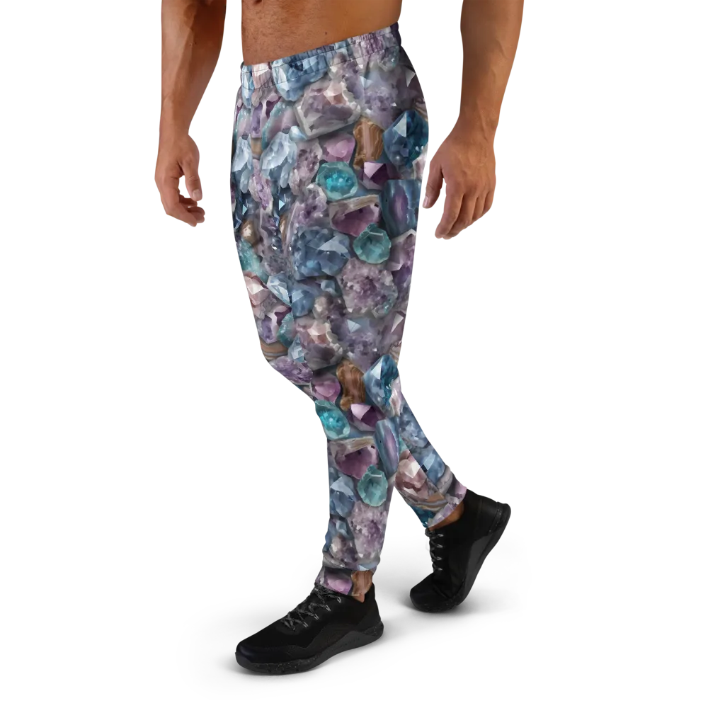 Amethyst Tide on Men's Joggers — Left