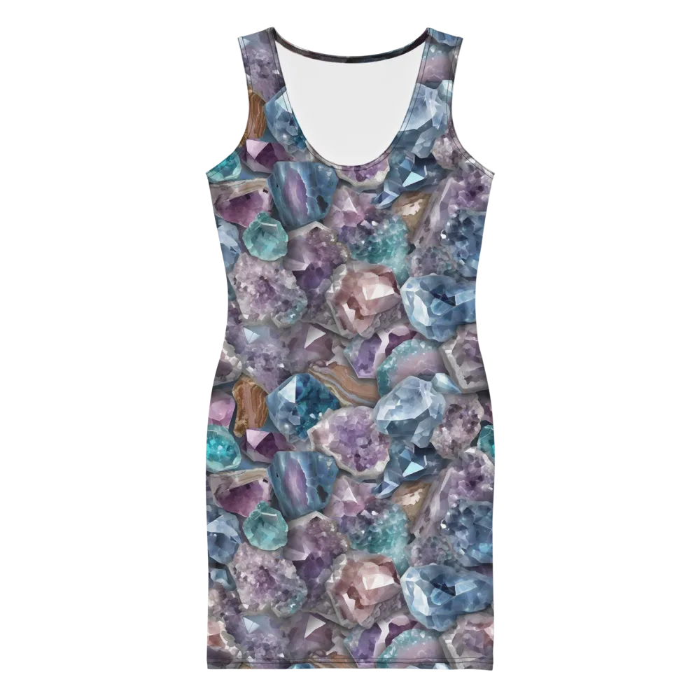 Amethyst Tide on Bodycon Dress — Front