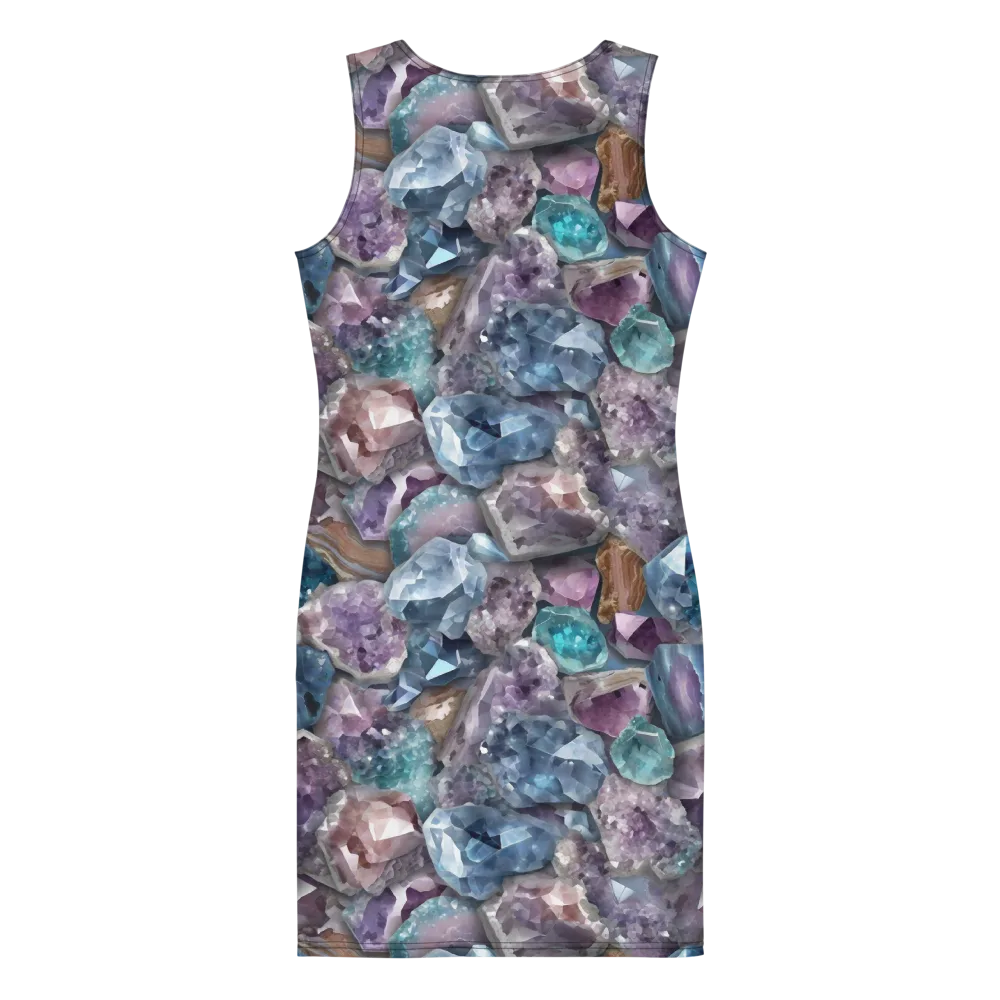 Amethyst Tide on Bodycon Dress — Back