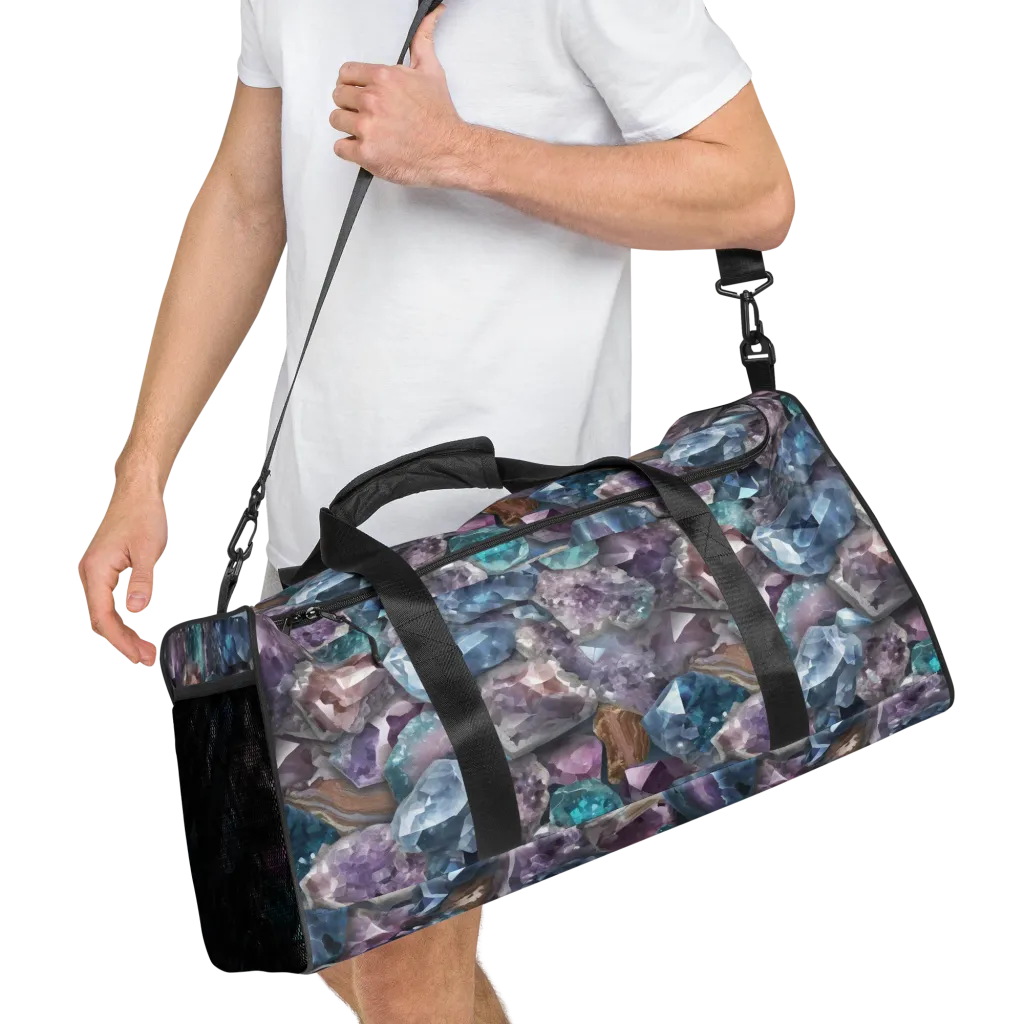 Amethyst Tide on Duffle Bag — Right Front