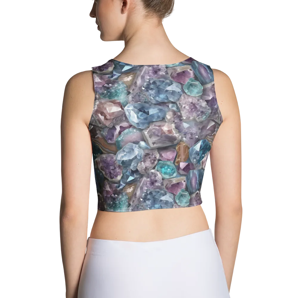 Amethyst Tide on Crop Top — Back