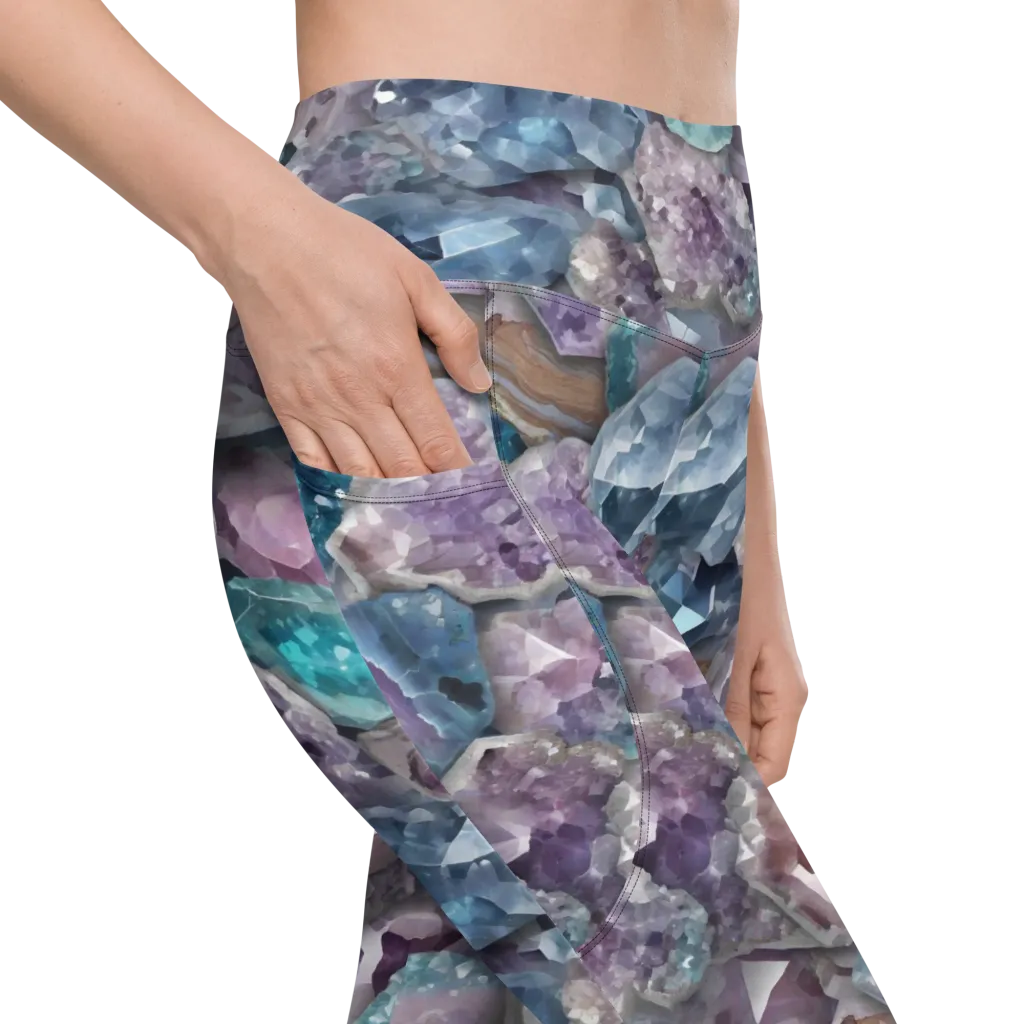 Amethyst Tide on Leggings with Pockets — Product details