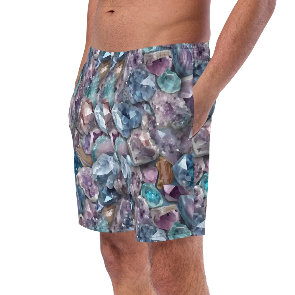 Amethyst Tide on Swim Trunks — Left Front