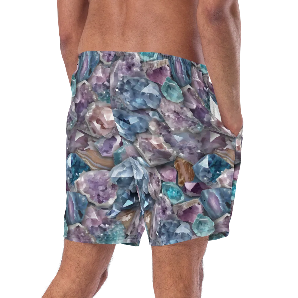 Amethyst Tide on Swim Trunks — Right Back