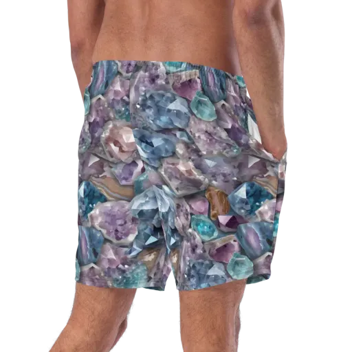 Amethyst Tide on a Swim Trunks