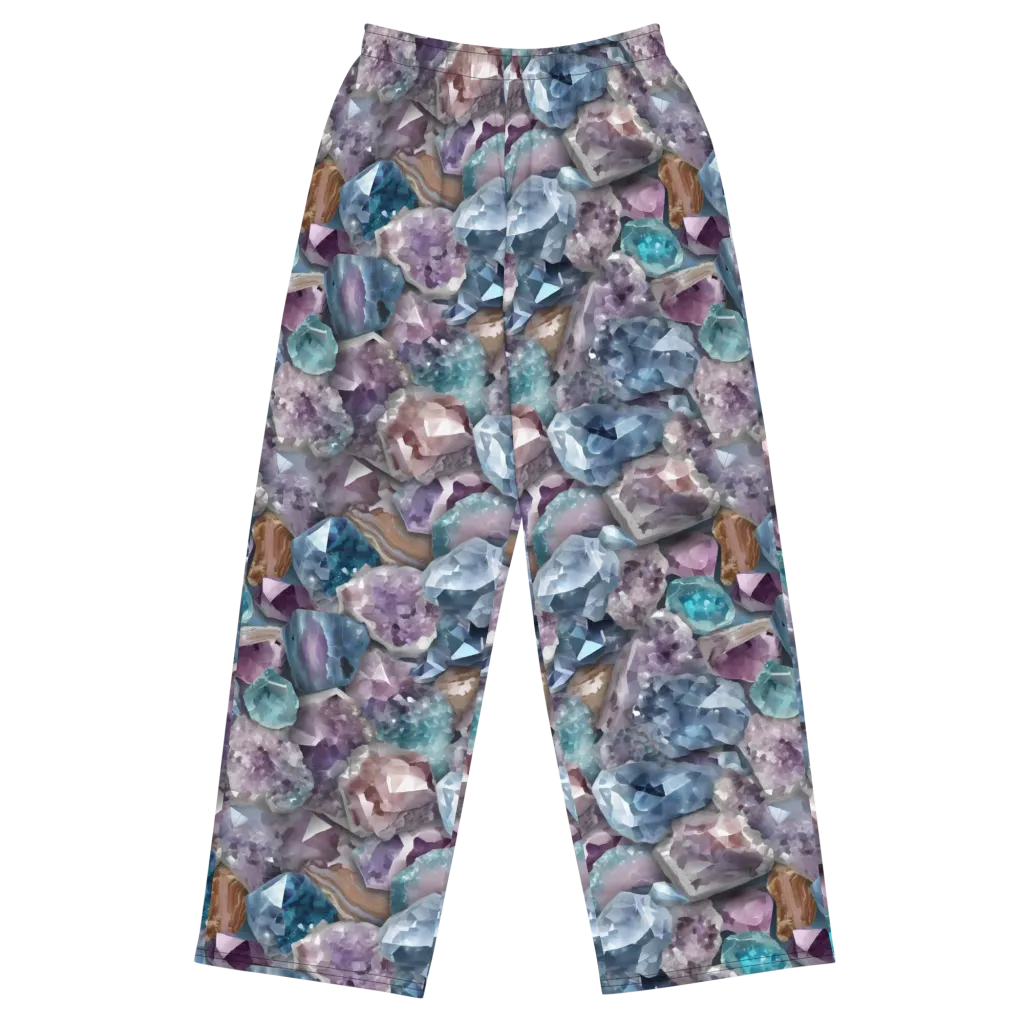 Amethyst Tide on Wide-Leg Pants — Front
