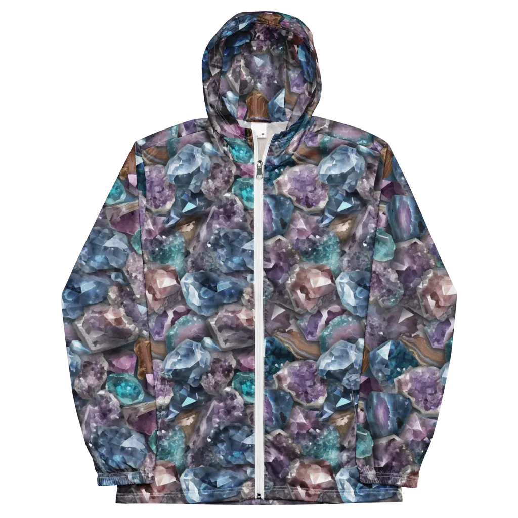 Amethyst Tide on Men's Windbreaker — Front