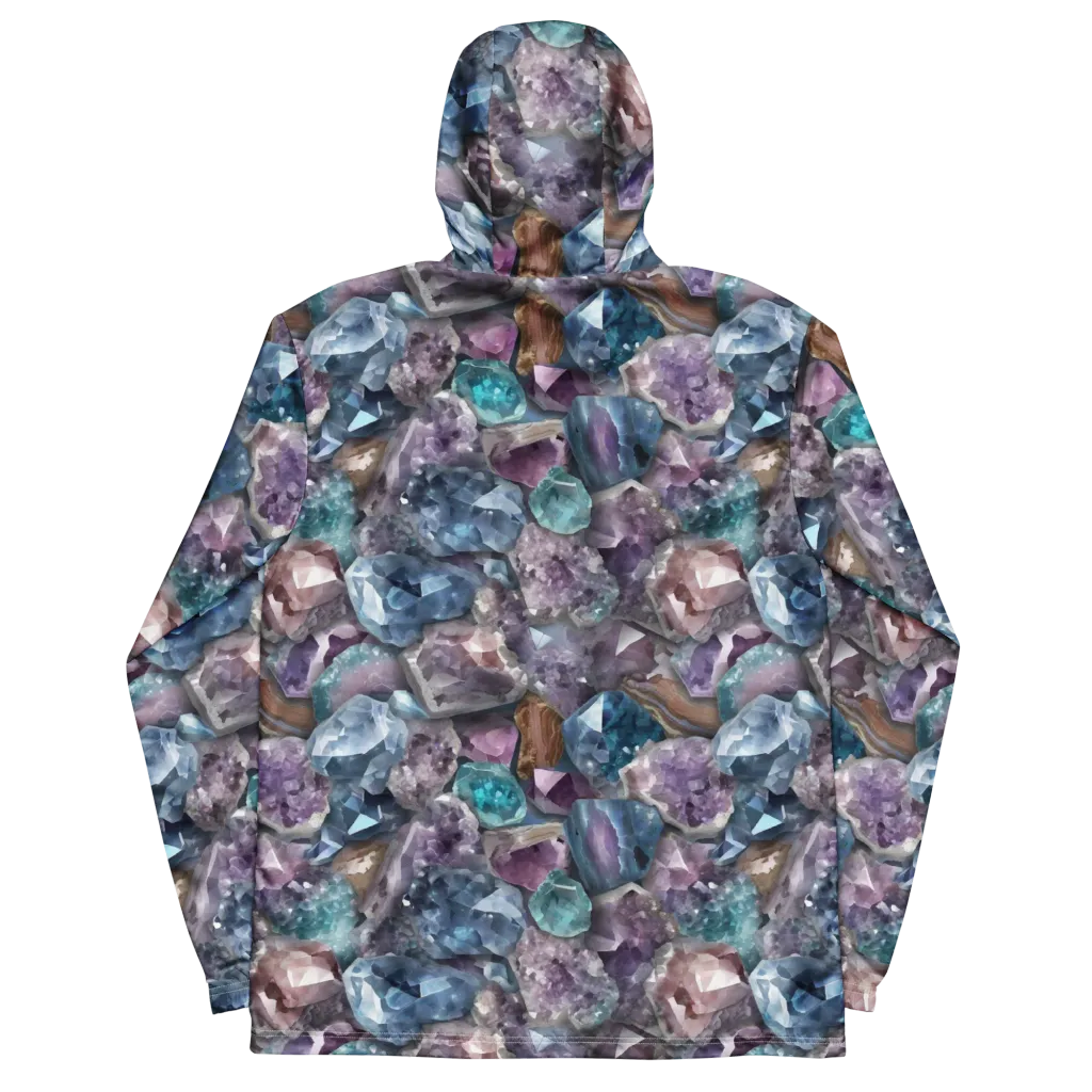 Amethyst Tide on Men's Windbreaker — Back