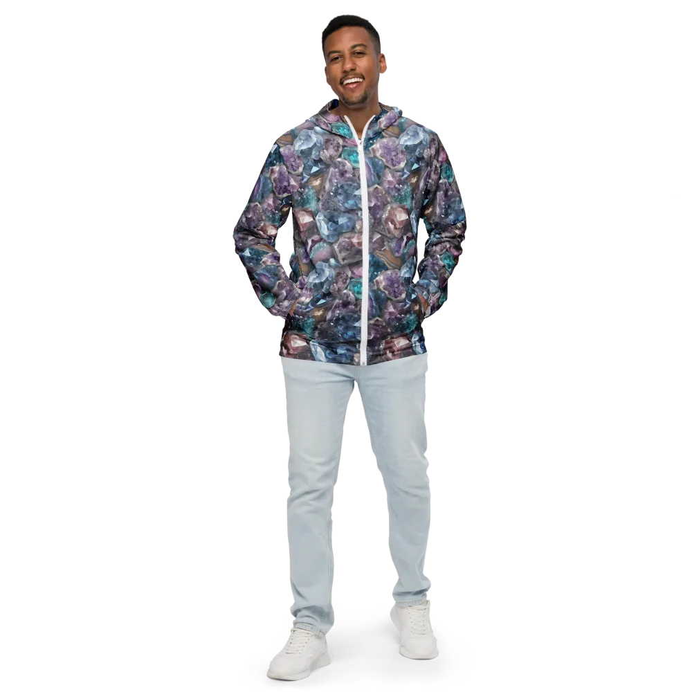 Amethyst Tide on Men's Windbreaker — Front