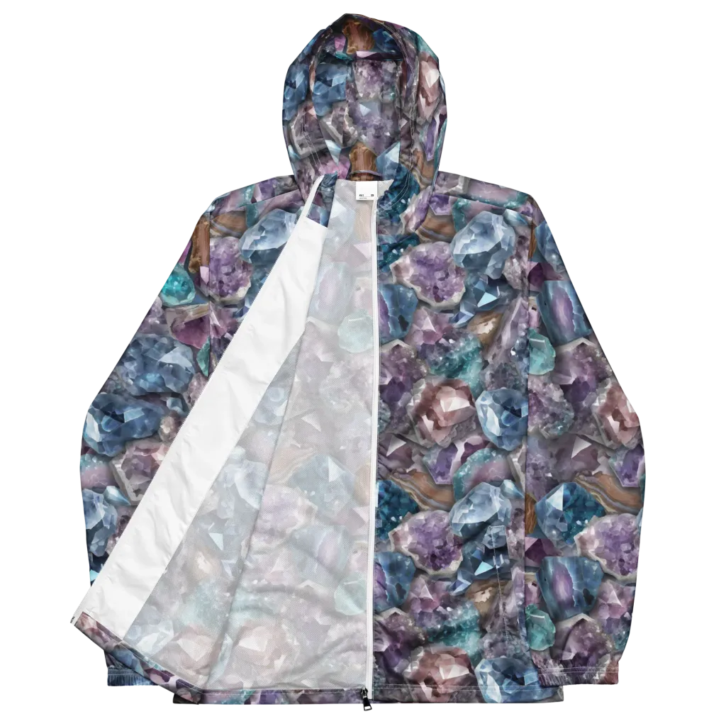 Amethyst Tide on Men's Windbreaker — Front