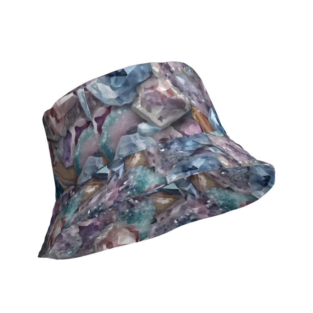 Amethyst Tide on Reversible Bucket Hat — Product details Outside